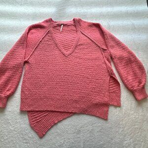 Free People Rosey Pink Sweater - Size S